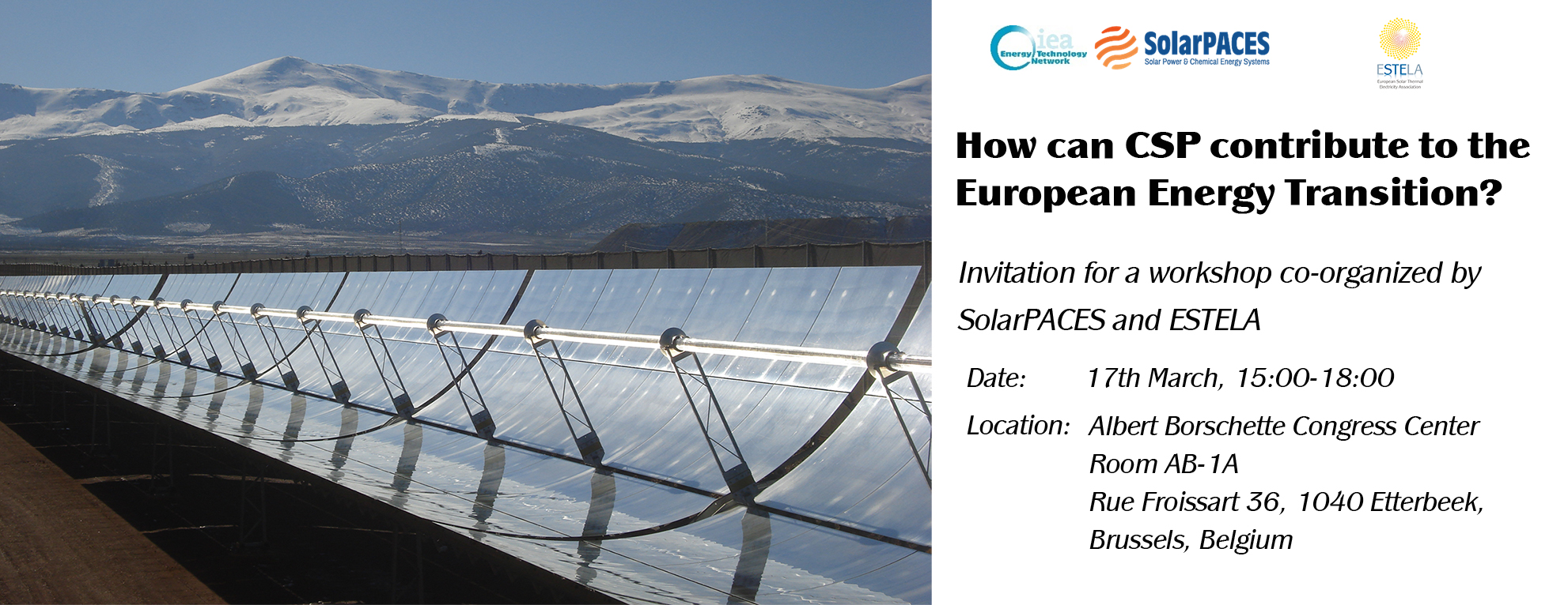 How can CSP contribute to the European Energy Transition?